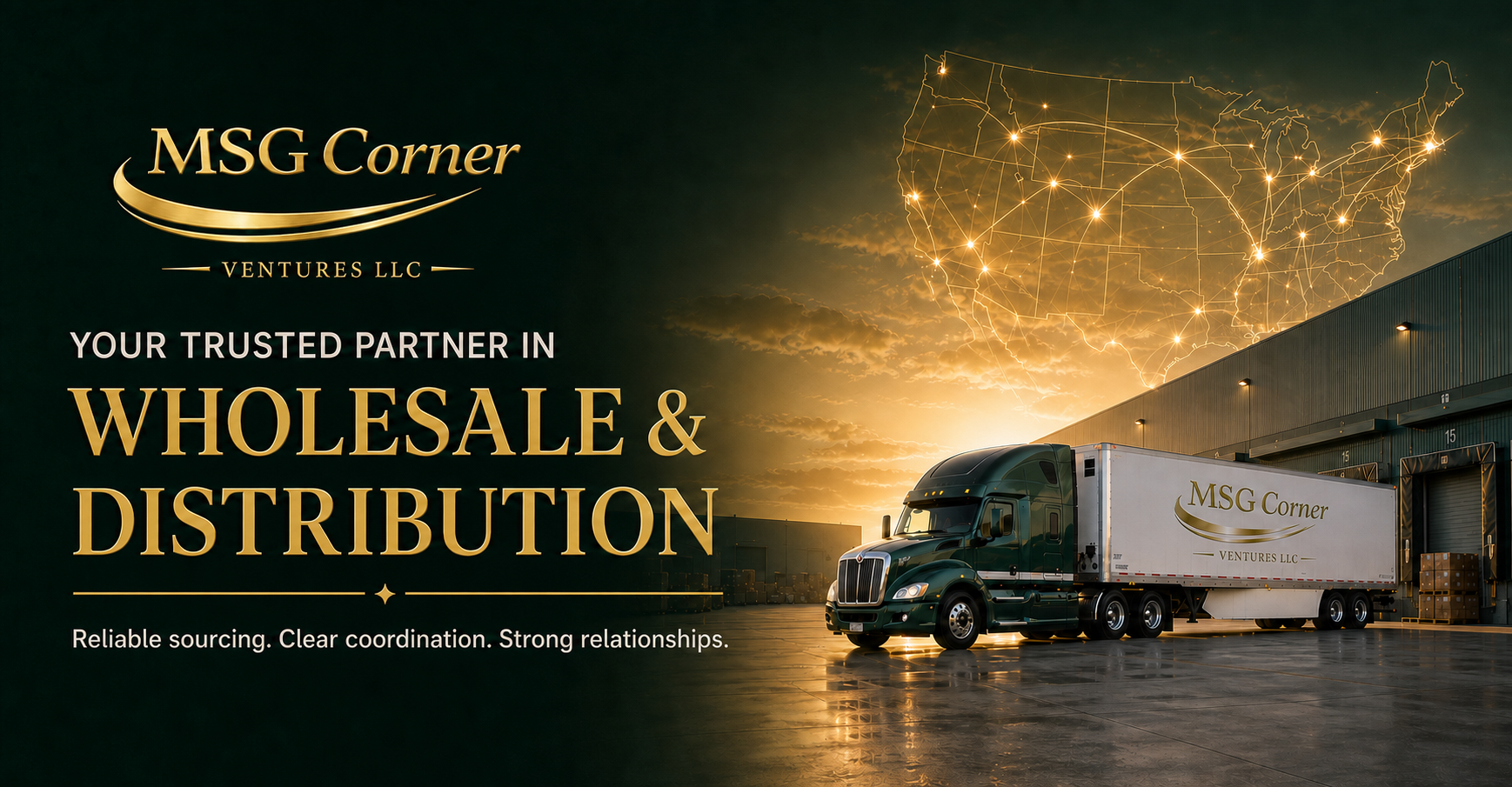 Illustrative MSG Corner Ventures wholesale and distribution presentation